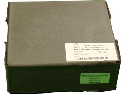 stříbrné mince Wiener Philharmoniker 1 oz 500ks. Masterbox - různé