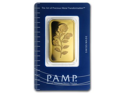 1 oz gold bar pamp suisse rosa in assay 62392 Slab