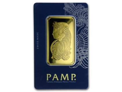 50 gram gold bar pamp suisse fortuna veriscan in assay 98930 Slab