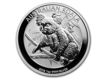 2018 australia 1 oz silver koala bu 154337 Slab