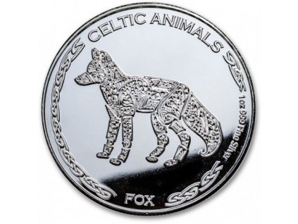 chad 1 oz silver celtic animals 2019 fox cfa500