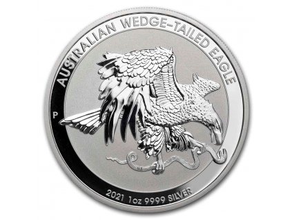 2021 australia 1 oz silver wedge tailed eagle bu 228298 obv