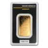 1 oz gold bar argor heraeus kinebar design in assay 67496 Slab