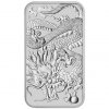 perth mint 1 oz silver rectangle dragon 1 bar 2022