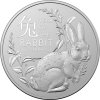 australia 2023 year of the rabbit ag999 1oz ram
