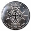 2023 malta 1 oz silver 5 maltese cross bu 272190 obv