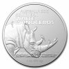 2023 australia 1 oz silver 1 australian zoo white rhinoceros bu 279384 slab