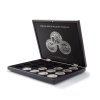 volterra presentation case for 20 somalian elephant silver coins in capsules
