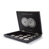 volterra presentation case for 20 australian kangaroo 1 oz silver coins in capsules