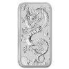 2019 australia 1 oz silver rectangular dragon bu 185637 rev