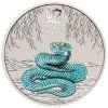Stříbrná mince Znamení Hada 1 oz 2025 barvená