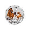 Stříbrná mince Znamení Koně 1 oz 2026 barvená