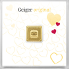 Zlatý slitek Geiger Original 1g srdce