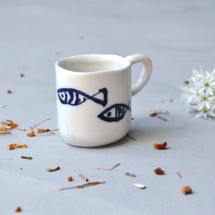 Šálka presso XS  ryba