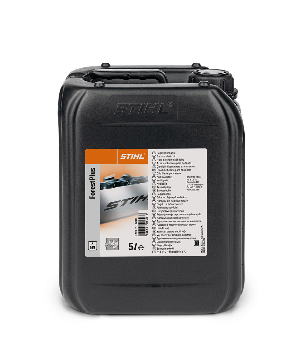 STIHL Olej na řetěz ForestPlus, 5 litrů