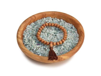 487sab yoga armband mala sandelholz