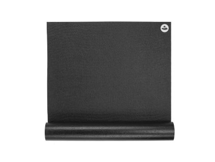yras yoga meditation pilates yogamatte rishikesh premium 60 schwarz above halb gerollt