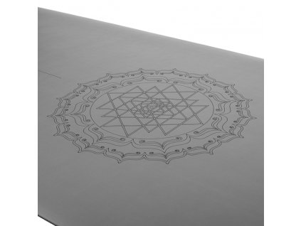 630gy yoga yogamatte phoenix yantra grau detail