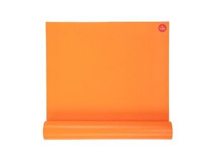 yrao yoga meditation pilates yogamatte rishikesh premium 60 orange above halb gerollt