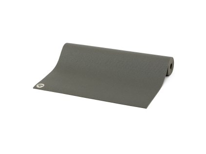 yrabr yoga meditation pilates yogamatte rishikesh premium 60 taupe halb gerollt