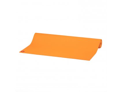 yraolb yoga meditation pilates yogamatte rishikesh premium 80 xl orange halb gerollt