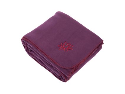 991pl asana blanket bodhi lotus meditation aubergine full
