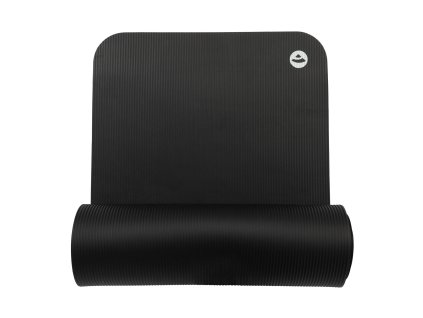 gm60sw gymnastikmatte pilates fitness bodhi halb gerollt schwarz 2(1)