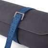 915pb yoga yogamatten tragegurt gemustert peace blau close up