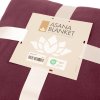 991bo asana blanket bodhi lotus meditation bordeaux verpackt