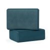 937dbl yoga meditation pilates brick flow eva blau set