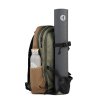 914mhg yoga yogatasche yogi daypack rucksack gruen braun schraeg