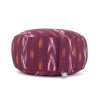 306wr yoga ethno collection rondo ikat weinrot