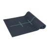 896by leela collection yogamatte bodhi dunkelblau halb gerollt