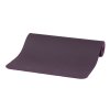 942lpa yoga meditation pilates lotus pro aubergine halb gerollt