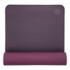 942lpa yoga meditation pilates lotus pro aubergine above halb gerollt
