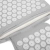 531ssg wellness entspannung vital akupressurmatte kissen set steingrau above detail 2