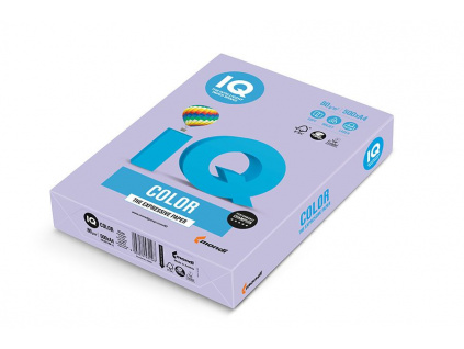 Barevný papír IQ COLOR levandulový - A3, 80 g, 500 listů
