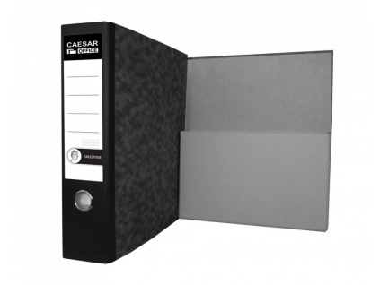 Pořadač archivní s kapsou A4, 75 mm, černý