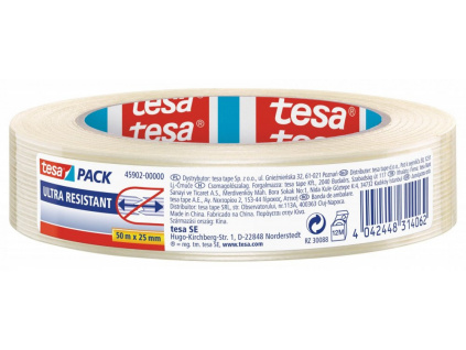 Balicí páska TESA se skelnými vlákny 25 mm