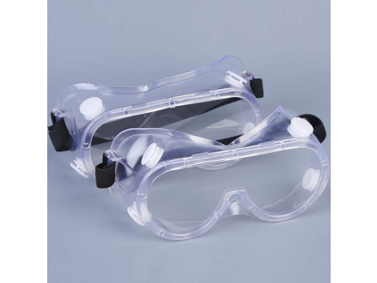 Ochranné brýle s gumičkou CLEAR
