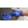 Rukavice nitrilové Mercator Medical Nitrylex Basic, 100 ks, modré, nepudrované