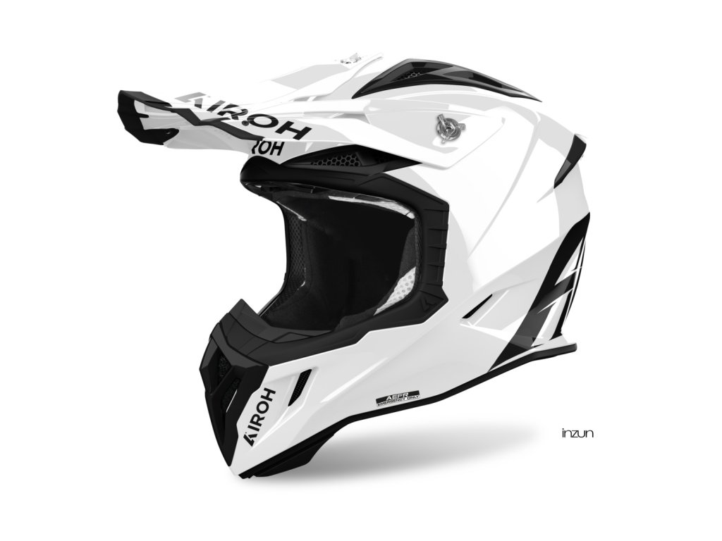 přilba AVIATOR ACE 2 Color, AIROH (lesklá bílá) 2026 (Velikost M)