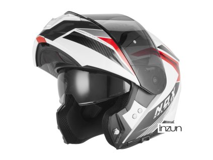 přilba N968 SHIFT, NOX (bílá,červená) 2026 (Velikost M)