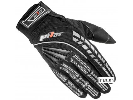 rukavice PIONEER, PILOT, dětské (černá) (Velikost 4)