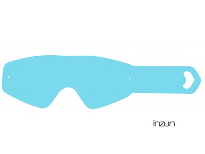 strhávací slídy plexi pro brýle XBRAND, Q-TECH (10 vrstev v balení, čiré)