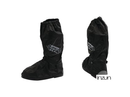 návleky na boty RAIN SEAL s reflexními prvky a podrážkou, OXFORD (černá) (Velikost XL)