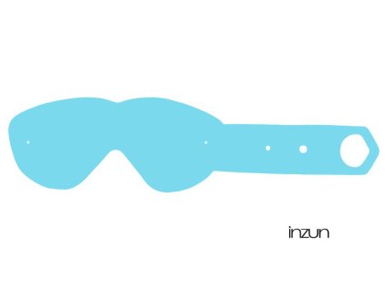strhávací slídy plexi pro brýle SPY řady ALLOY/TARGA, Q-TECH (50 vrstev v balení, čiré)