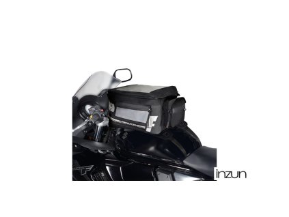 tankbag na motocykl F1 s popruhy, OXFORD (černý, objem 18 l)