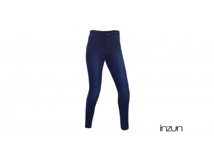 ZKRÁCENÉ kalhoty SUPER JEGGINGS 2.0, OXFORD, dámské (modré indigo)