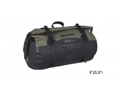 vodotěsný vak Aqua T-30 Roll Bag, OXFORD (khaki/černý, objem 30 l)